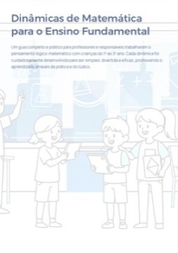Capa do guia de dinâmicas de matemática